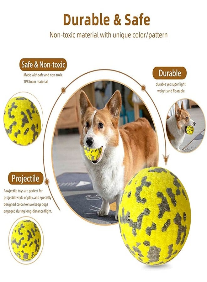 Qpets® 3 Inch Durable Bouncy Ball for Small, Medium, Big Dogs - High Elasticity TPU Dog Toy, Lightweight, Interactive, High Bounce - Molar Chew for Power Chewers - Image 2